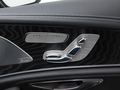 View of control buttons for electric seat adjustment