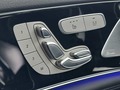 View of control buttons for electric seat adjustment