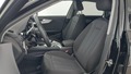 View of front seats
