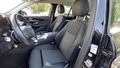 View of front seats