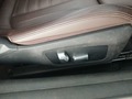 View of control buttons for electric seat adjustment