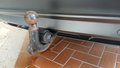 View of trailer tow-bar hitch