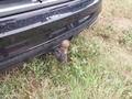View of trailer tow-bar hitch
