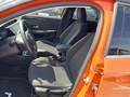 View of front seats