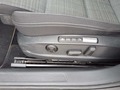 View of control buttons for electric seat adjustment