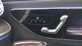 View of control buttons for electric seat adjustment