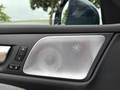 View of control buttons for electric seat adjustment