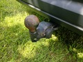 View of trailer tow-bar hitch