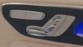 View of control buttons for electric seat adjustment