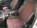 View of front seats