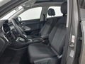 View of front seats