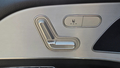 View of control buttons for electric seat adjustment