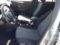 View of front seats