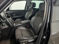 View of front seats