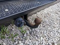 View of trailer tow-bar hitch