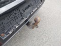 View of trailer tow-bar hitch