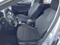 View of front seats