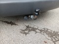 View of trailer tow-bar hitch