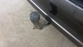 View of trailer tow-bar hitch