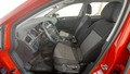 View of front seats