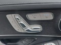 View of control buttons for electric seat adjustment