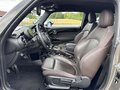View of front seats
