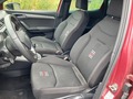 View of front seats