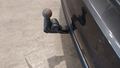 View of trailer tow-bar hitch