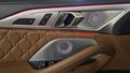 View of control buttons for electric seat adjustment