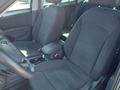 View of front seats