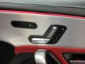View of control buttons for electric seat adjustment