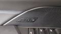 View of control buttons for electric seat adjustment