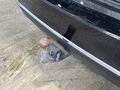 View of trailer tow-bar hitch
