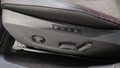 View of control buttons for electric seat adjustment