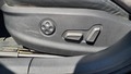 View of control buttons for electric seat adjustment