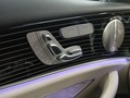 View of control buttons for electric seat adjustment