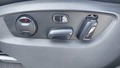View of control buttons for electric seat adjustment