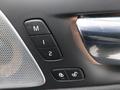View of control buttons for electric seat adjustment