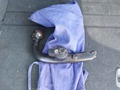 View of trailer tow-bar hitch