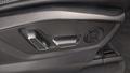 View of control buttons for electric seat adjustment
