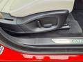 View of control buttons for electric seat adjustment