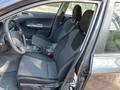 View of front seats
