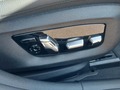 View of control buttons for electric seat adjustment