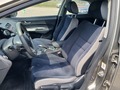 View of front seats