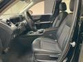 View of front seats