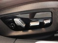 View of control buttons for electric seat adjustment