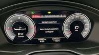 View of instrument panel