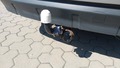 View of trailer tow-bar hitch