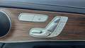 View of control buttons for electric seat adjustment
