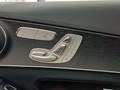 View of control buttons for electric seat adjustment